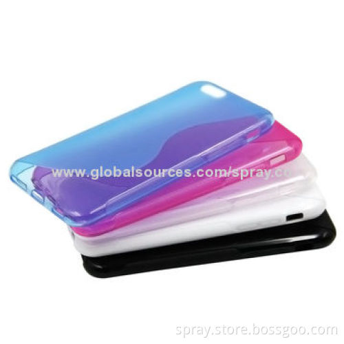S-Line TPU Gel Back Cover Cases for iPhone, Various Colors Available